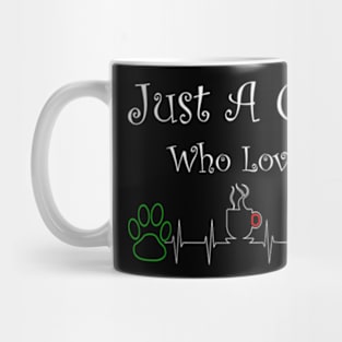 Just A Girl Who Loves Dogs Coffee And Books Mug